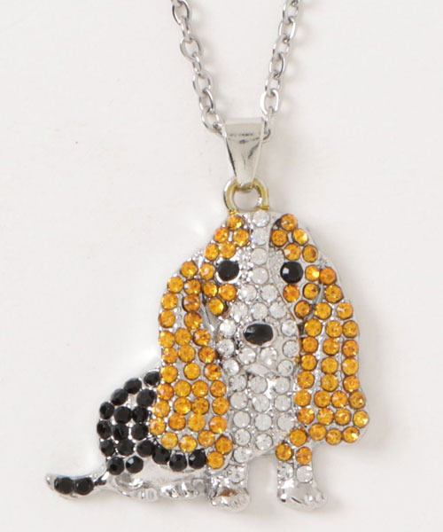 float】ジュエリー ドッグ モチーフ ネックレス【28パターン展開