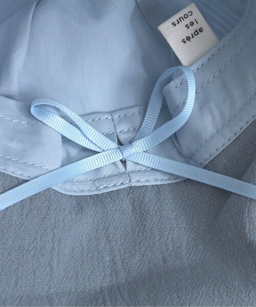 apres les cours(アプレレクール)の「耳付きベビー帽子(その他ベビー用品・キッズ・ストライプ/ベージュ・46/48)」の4枚目の写真