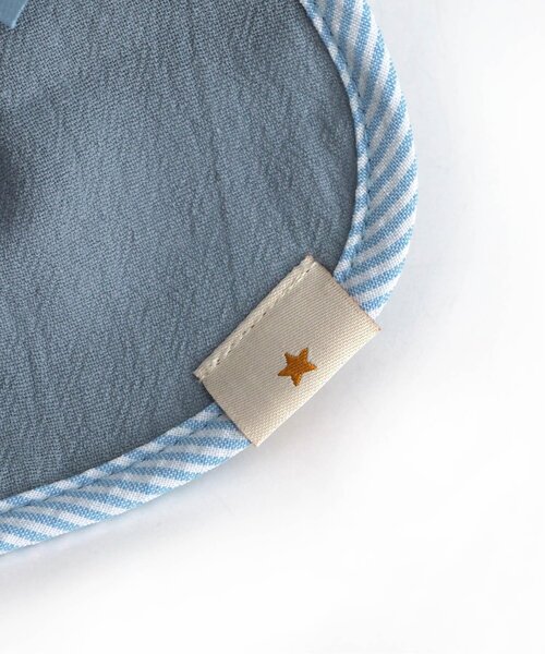 apres les cours(アプレレクール)の「耳付きベビー帽子(その他ベビー用品・キッズ・ストライプ/ベージュ・46/48)」の6枚目の写真