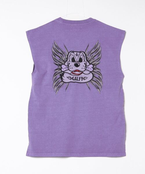 GALFY(ガルフィー)の「【GALFY/ガルフィー】ゴリ厨二タンク(Tシャツ/カットソー・メンズ・ライトグレー/パープル/ブラック・L/XL)」の19枚目の写真