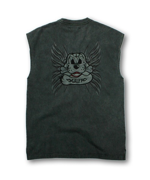 GALFY(ガルフィー)の「【GALFY/ガルフィー】ゴリ厨二タンク(Tシャツ/カットソー・メンズ・ライトグレー/パープル/ブラック・L/XL)」の7枚目の写真