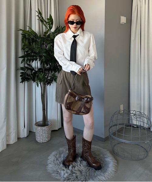 sedacle(セダクル)の「アソートカーゴミニスカート(スカート・レディース・ブラウン/ブラック/カーキ・SMALL/MEDIUM)」の8枚目の写真
