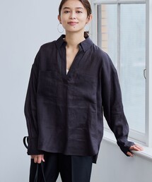 【RONEL】European Flax(ヨーロピアンフレックス) スキッパーシャツ