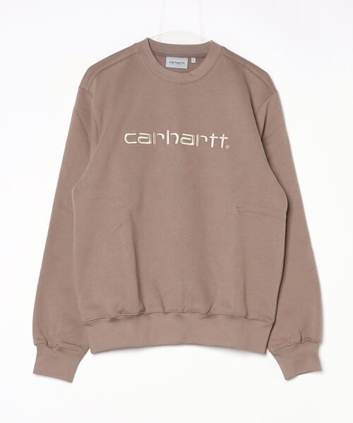Carhartt WIP(カーハートダブリューアイピー)の「CARHARTT SWEATSHIRT(スウェット・メンズ・ブラウン/キナリ/カーキ/ブラック/グレー/ブルー・MEDIUM/LARGE/X-LARGE/SMALL)」の1枚目の写真