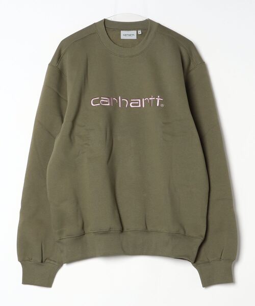 Carhartt WIP(カーハートダブリューアイピー)の「CARHARTT SWEATSHIRT(スウェット・メンズ・ブラウン/キナリ/カーキ/ブラック/グレー/ブルー・MEDIUM/LARGE/X-LARGE/SMALL)」の5枚目の写真
