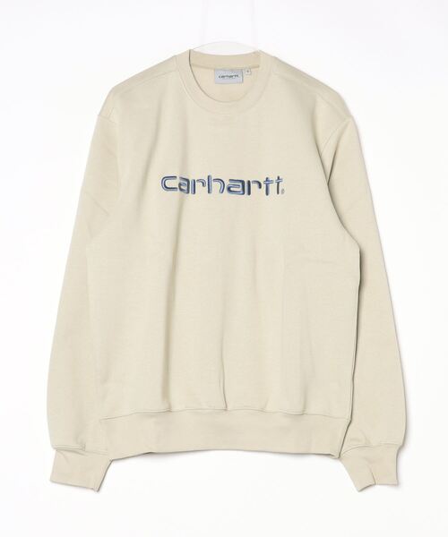 Carhartt WIP(カーハートダブリューアイピー)の「CARHARTT SWEATSHIRT(スウェット・メンズ・ブラウン/キナリ/カーキ/ブラック/グレー/ブルー・MEDIUM/LARGE/X-LARGE/SMALL)」の2枚目の写真