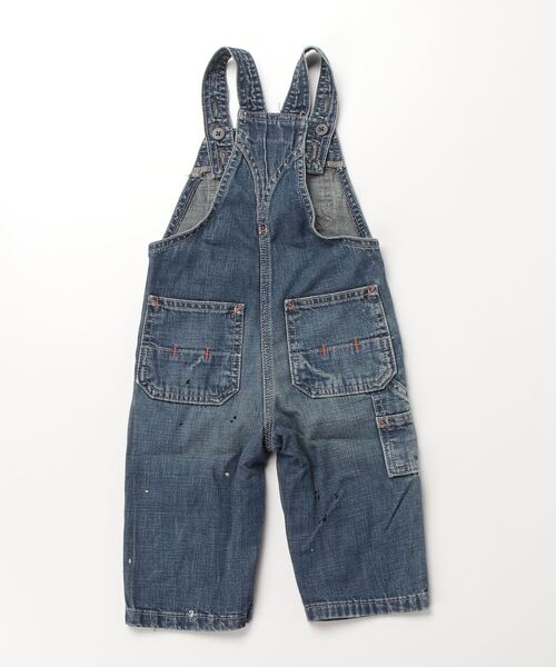 POLO RALPH LAUREN CHILDRENSWEAR(ポロ ラルフ ローレン チルドレンズウェア)の「ディストレスト デニム オーバーオール(サロペット/オーバーオール・キッズ・ブルー・24M/18M/12M)」の4枚目の写真