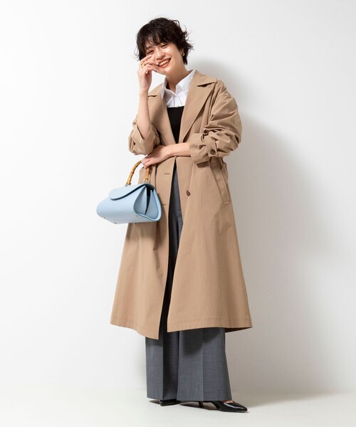 AULENTTI（オウレンティ）の「【AULENTTI/ オーレンティ】 バンブーハンドルショルダーバッグ（ショルダーバッグ・レディース・サックスブルー/ブラック・FREE）」の20枚目の写真