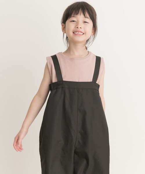 URBAN RESEARCH DOORS（アーバンリサーチドアーズ）の「『親子リンク』add fabrics撥水サロペット(KIDS)（サロペット/オーバーオール・キッズ・ブラック/チャコールグレー・135/120/105）」の15枚目の写真
