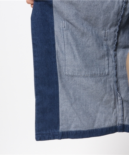 Kastane(カスタネ)の「オープンカラーガウン(その他アウター・レディース・ベージュ/ネイビー/カーキ/ブラック/ブルー/ブラック系その他/オリーブ・FREE)」の18枚目の写真