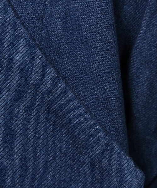 Kastane(カスタネ)の「オープンカラーガウン(その他アウター・レディース・ベージュ/ネイビー/カーキ/ブラック/ブルー/ブラック系その他/オリーブ・FREE)」の19枚目の写真