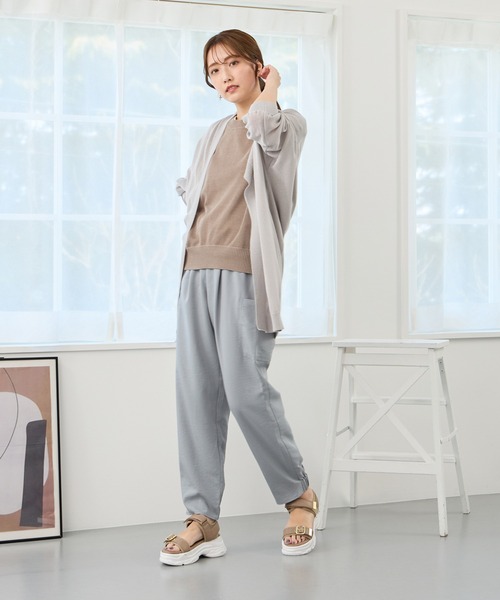 NICOLE white（ニコルホワイト）の「ジョッパー風パンツ（その他パンツ・レディース・ブラック/サックスブルー/グレー・FREE）」の17枚目の写真