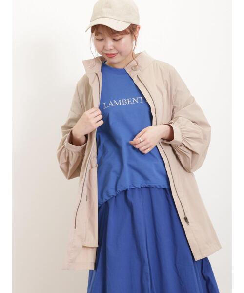 Samansa Mos2（サマンサ モスモス）の「【花粉防止】シャツみたいに軽いスタンドブルゾン（ブルゾン・レディース・ベージュ/オフホワイト/カーキ・F）」の3枚目の写真