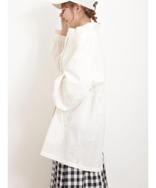 Samansa Mos2（サマンサ モスモス）の「【花粉防止】シャツみたいに軽いスタンドブルゾン（ブルゾン・レディース・ベージュ/オフホワイト/カーキ・F）」の17枚目の写真