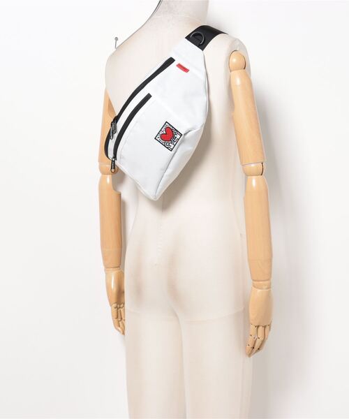 Keith Haring(キース・ヘリング)の「Keith Haring/ / ウエストバッグ / 15600(ボディバッグ/ウエストポーチ・レディース・ブラック/ホワイト・ONESIZE)」の6枚目の写真