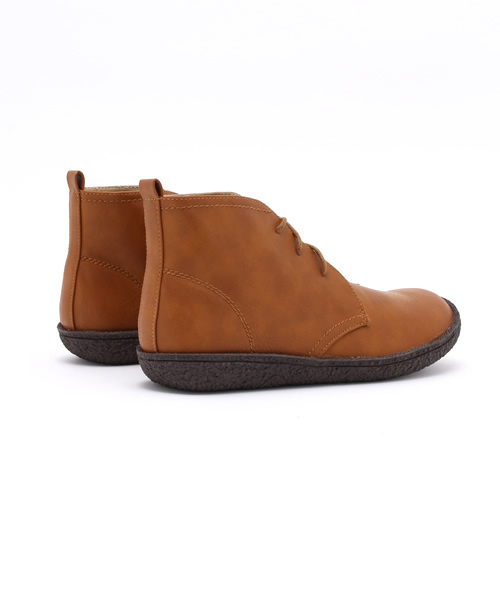 earth music&ecology（アースミュージックアンドエコロジー）の「レースアップショートブーツ（ブーツ・レディース・ダークブラウン/キャメル・23.5cm/24.5cm/22.5cm/23cm/24cm）」の5枚目の写真