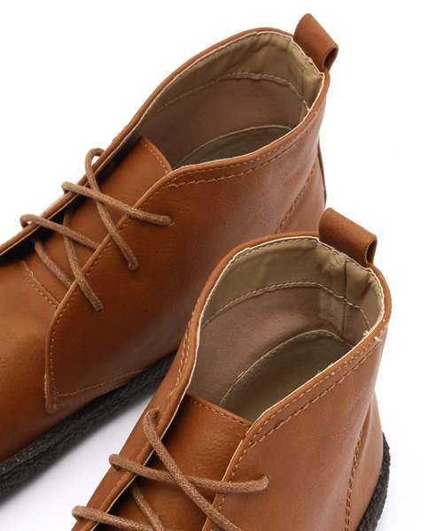 earth music&ecology（アースミュージックアンドエコロジー）の「レースアップショートブーツ（ブーツ・レディース・ダークブラウン/キャメル・23.5cm/24.5cm/22.5cm/23cm/24cm）」の8枚目の写真