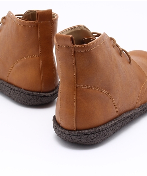 earth music&ecology（アースミュージックアンドエコロジー）の「レースアップショートブーツ（ブーツ・レディース・ダークブラウン/キャメル・23.5cm/24.5cm/22.5cm/23cm/24cm）」の9枚目の写真