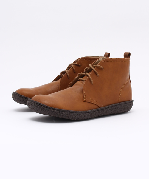 earth music&ecology（アースミュージックアンドエコロジー）の「レースアップショートブーツ（ブーツ・レディース・ダークブラウン/キャメル・23.5cm/24.5cm/22.5cm/23cm/24cm）」の11枚目の写真