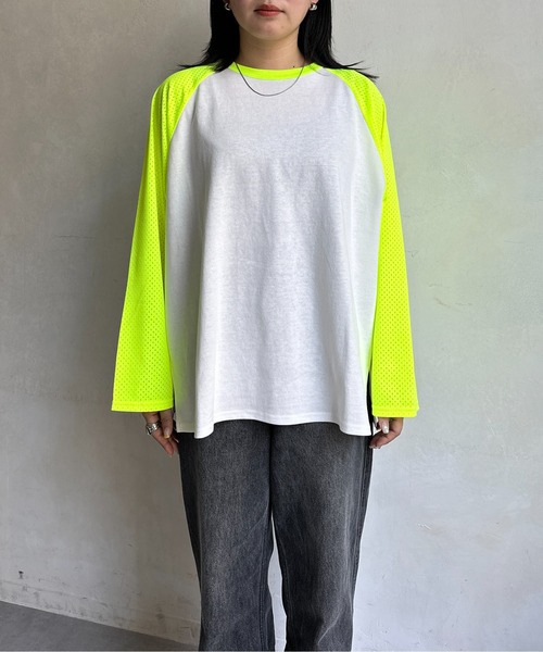 セール】メッシュ切替ラグランT（Tシャツ/カットソー）｜CPCM
