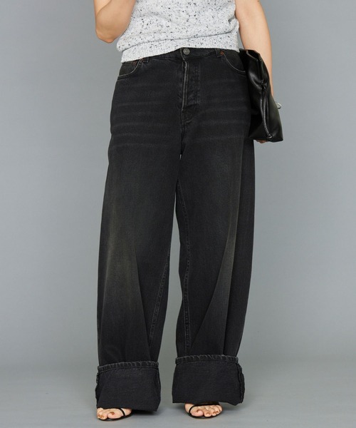 BABYLONE(バビロン)の「【HAIKURE】BETHデニム BLK(デニムパンツ・レディース・ブラック・25inch/26inch/24inch)」の9枚目の写真