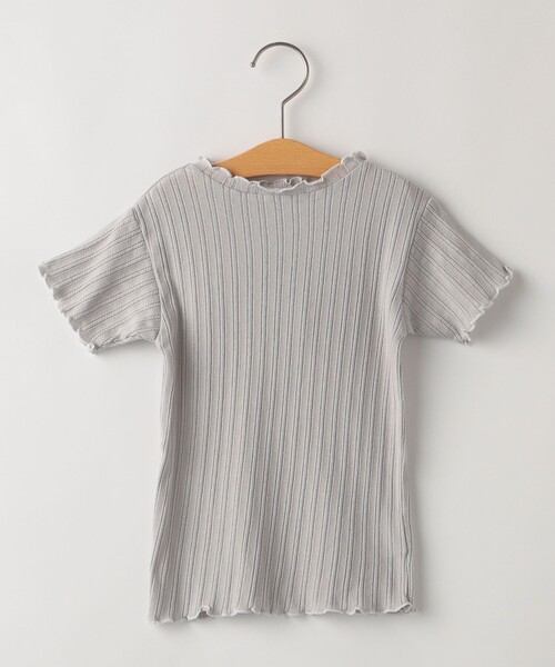 SHIPS(シップス)の「SHIPS KIDS:100~130cm / メロウ 半袖 TEE(Tシャツ/カットソー・キッズ・ライトグレー/オフホワイト・100/110/120/130)」の2枚目の写真