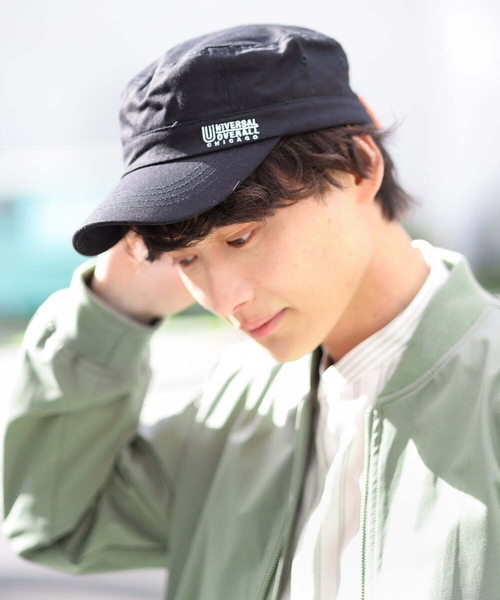 a.v.v(アーヴェヴェ)の「【UNIVERSAL OVERALL】ワークキャップ(キャップ・メンズ・ブラック・46)」の18枚目の写真