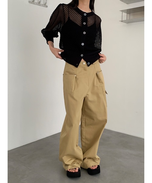 Didot.showroom(ディドット ショールーム)の「【DIDOT.】メッシュニットハーフカーディガン(カーディガン/ボレロ・レディース・ホワイト/ブラック/グレー・FREE)」の20枚目の写真