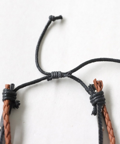 antiqua（アンティカ）の「3wayブレスレット（ブレスレット・レディース・ブラウン/ブラック/キャメル・FREE）」の8枚目の写真
