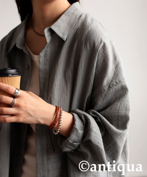 antiqua（アンティカ）の「3wayブレスレット（ブレスレット・レディース・ブラウン/ブラック/キャメル・FREE）」の18枚目の写真