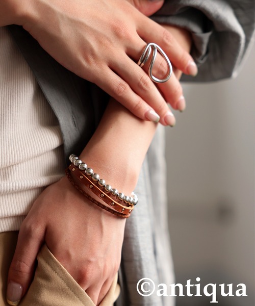 antiqua（アンティカ）の「3wayブレスレット（ブレスレット・レディース・ブラウン/ブラック/キャメル・FREE）」の17枚目の写真
