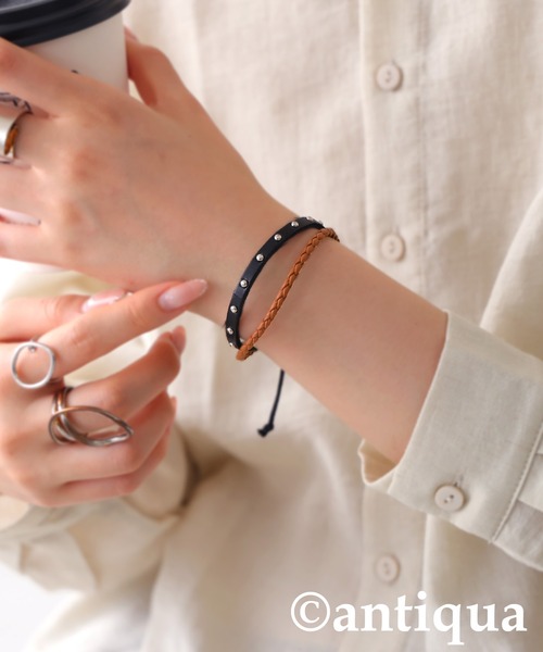 antiqua（アンティカ）の「3wayブレスレット（ブレスレット・レディース・ブラウン/ブラック/キャメル・FREE）」の13枚目の写真