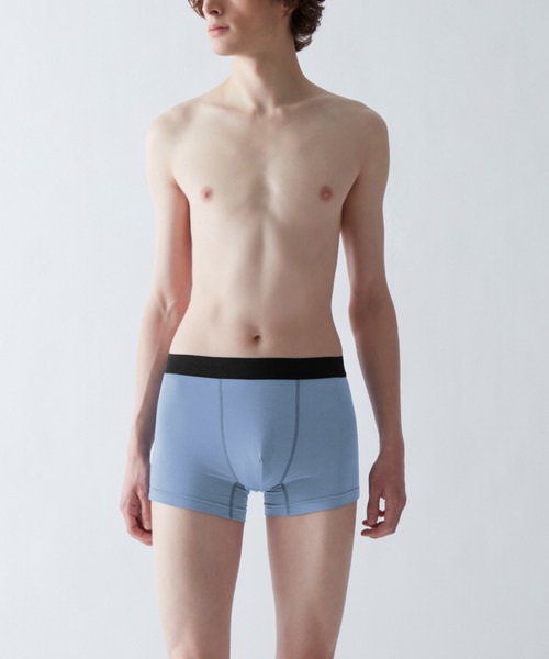 GUNZE（グンゼ）の「アセドロン ボクサーパンツ ベタつき瞬時にどこへやら（ボクサーパンツ・メンズ・モカ/ネイビー/ブルー/ブラック・X-LARGE/LARGE/MEDIUM）」の4枚目の写真