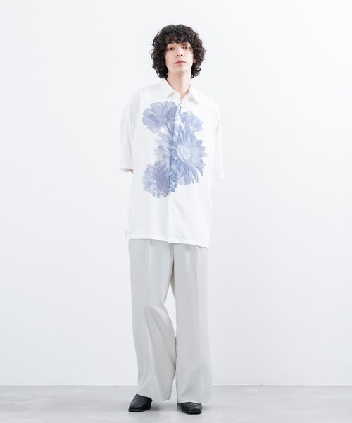 JUNRED(ジュンレッド)の「【 サステナブル 】エクストラライトスルースーパーフレアワイドスラックス(スラックス・メンズ・ホワイト系その他/カーキ/ブラック・S/M/L)」の15枚目の写真