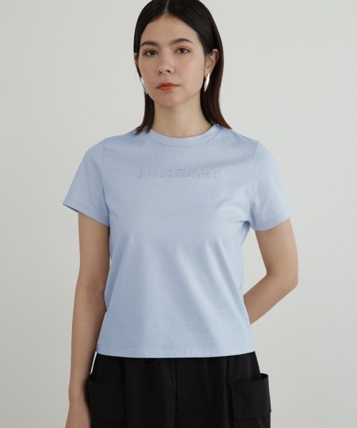 JILL STUART（ジルスチュアート）の「◆JILLエンブロイダリーTシャツ（Tシャツ/カットソー・レディース・ブラック/ブルー/ホワイト/ネイビー/グリーン・FREE）」の5枚目の写真