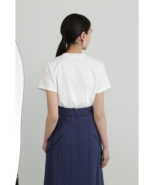 JILL STUART（ジルスチュアート）の「◆JILLエンブロイダリーTシャツ（Tシャツ/カットソー・レディース・ブラック/ブルー/ホワイト/ネイビー/グリーン・FREE）」の16枚目の写真