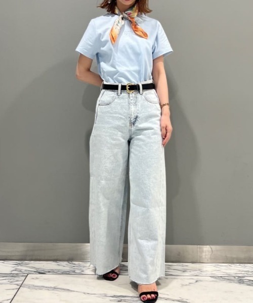 JILL STUART（ジルスチュアート）の「◆JILLエンブロイダリーTシャツ（Tシャツ/カットソー・レディース・ブラック/ブルー/ホワイト/ネイビー/グリーン・FREE）」の21枚目の写真