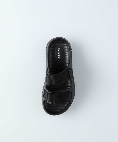 ORTR（オーアールティーアール）の「ダブルベルトスライドサンダル（サンダル・レディース・ブラック/カーキブラウン/ベージュ・XL/L/M/S）」の6枚目の写真