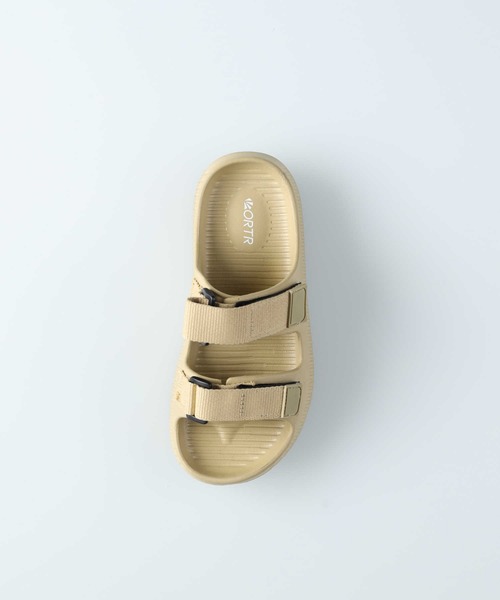 ORTR（オーアールティーアール）の「ダブルベルトスライドサンダル（サンダル・レディース・ブラック/カーキブラウン/ベージュ・XL/L/M/S）」の8枚目の写真