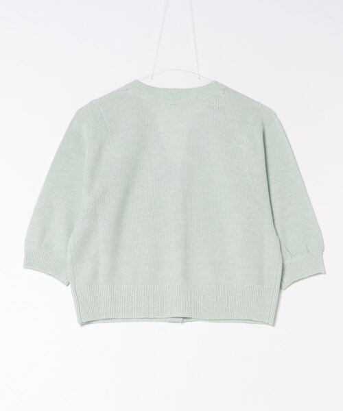 Gready Brilliant（グレディブリリアン）の「Ｒｙカノコショートカーディガン（カーディガン/ボレロ・レディース・グリーン/ライトグレー・38）」の3枚目の写真