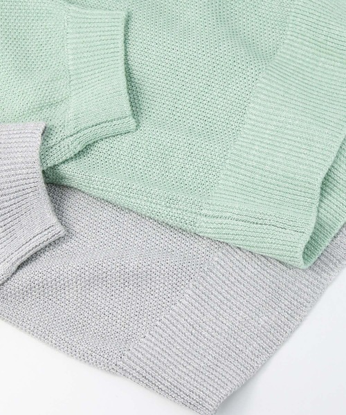 Gready Brilliant（グレディブリリアン）の「Ｒｙカノコショートカーディガン（カーディガン/ボレロ・レディース・グリーン/ライトグレー・38）」の5枚目の写真