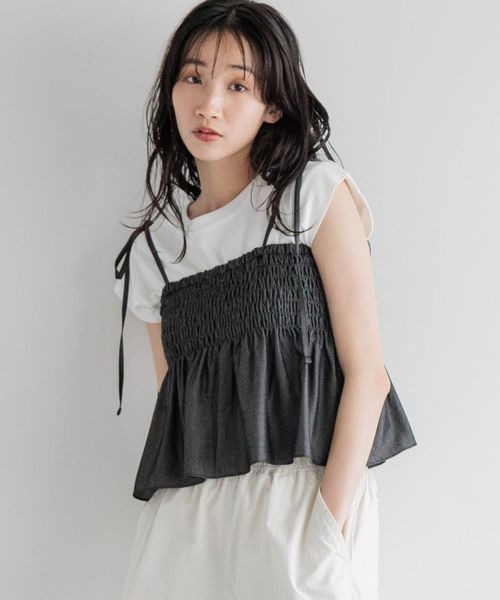 LOWRYS FARM（ローリーズファーム）の「デニムシャーリング