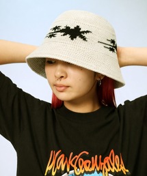 SAKAZEN（サカゼン）の「ニット バケットハット スター柄 WD24000（ハット）」