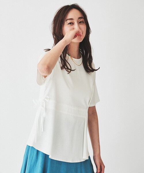 【セール】シルケットスムース デザインカットソー（Tシャツ/カットソー）｜UNTITLED（アンタイトル）