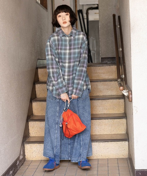 niko and...（ニコアンド）の「オリジナルメッシュドロストショルダーバッグ（ショルダーバッグ・レディース・オレンジ/グレー/ブラック/カーキ・0）」の16枚目の写真