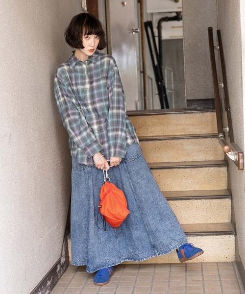 niko and...（ニコアンド）の「オリジナルメッシュドロストショルダーバッグ（ショルダーバッグ・レディース・オレンジ/グレー/ブラック/カーキ・0）」の17枚目の写真