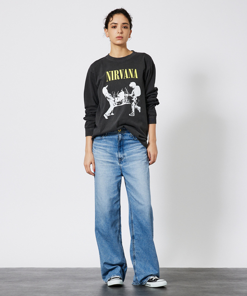 ABAHOUSE(アバハウス)の「【GOOD ROCK SPEED/グッドロックスピード】ROCK LONG Tシャツ/NIRVANA ニルバーナ/Queen クィーン/Michael Jackson マイケル・ジャクソン(Tシャツ/カットソー・メンズ・ブラック系その他2/ブラック系その他3/ブラック系その他・L/M/XL)」の4枚目の写真