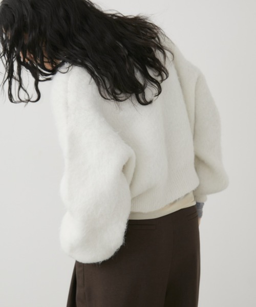 Aunt Marie's(アントマリーズ)の「シャギージップルーズニットカーディガン(カーディガン/ボレロ・レディース・ブルー/ホワイト/レッド/グレー・FREE)」の18枚目の写真