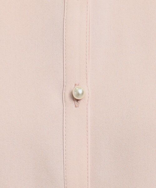 ITS'DEMO（イッツデモ）の「◆【冷感／通勤／手洗い可】タック袖ブラウス（シャツ/ブラウス・レディース・ピンク/ネイビー/ブラック系/ライトブルー/ホワイト系3・00）」の6枚目の写真