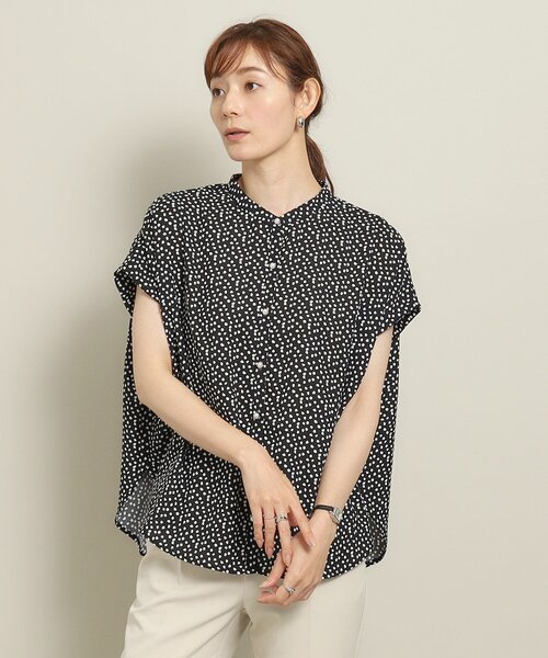 ITS'DEMO（イッツデモ）の「◆【冷感／通勤／手洗い可】タック袖ブラウス（シャツ/ブラウス・レディース・ピンク/ネイビー/ブラック系/ライトブルー/ホワイト系3・00）」の18枚目の写真